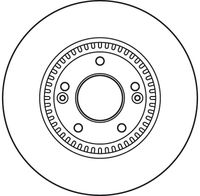 TRW DF6108S - Disco de freno