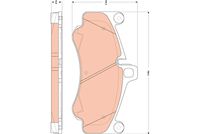 TRW GDB1863 - Juego de pastillas de freno