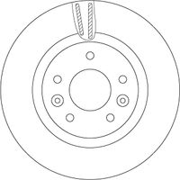 TRW DF6786 - Disco de freno