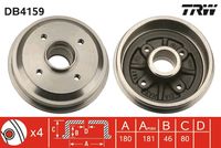 TRICLO 841117 - Tambor de freno