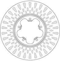 TRW DF6514S - Disco de freno