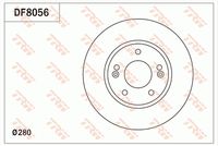 TRW DF8056 - Disco de freno