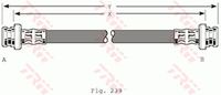 TRW PHA360 - Tubo flexible de frenos