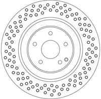 TRW DF4341S - Disco de freno