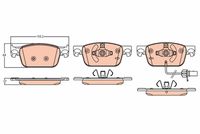 TRW GDB2127 - Juego de pastillas de freno
