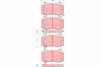 TRW GDB3381 - Juego de pastillas de freno
