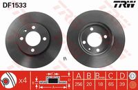 TRW GTD1076 - Kit frenos, freno de disco