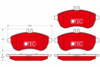 TRW GDB1736DTE - Juego de pastillas de freno - DTEC COTEC