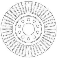 TRW DF6742S - Disco de freno