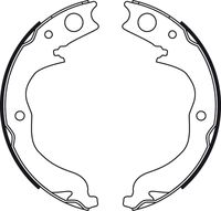 TRW GS8753 - Juego de zapatas de frenos, freno de estacionamiento