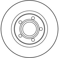 TRW DF2806 - Disco de freno