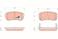 TRW GDB3370 - Juego de pastillas de freno - COTEC