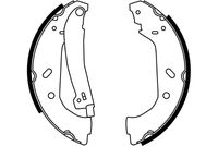 TRW GS8563 - Juego de zapatas de frenos