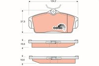 TRW GDB3168 - Juego de pastillas de freno - COTEC