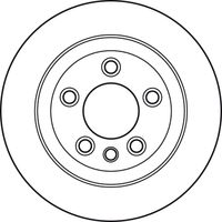 TRW DF4487S - Disco de freno