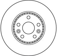 TRW DF6110 - Disco de freno