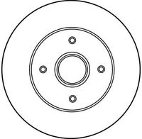 TRW DF2706 - Disco de freno