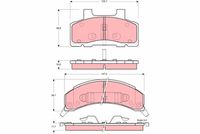 TRW GDB4005 - Juego de pastillas de freno