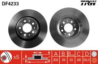 TRW DF4233 - Disco de freno
