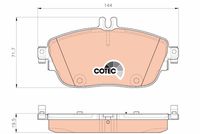 TRW GDB1932 - Juego de pastillas de freno