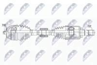 NTY NPWBM170 - Lado de montaje: Eje delantero, izquierda<br>Clase de caja de cambios: Automático, 6 vel.<br>Longitud [mm]: 507<br>Dentado exterior, lado de rueda: 31<br>Dentado exterior, lado de diferencial: 26<br>