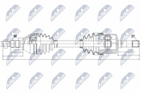 NTY NPWPL033 - Clase de caja de cambios: Caja de cambios manual<br>Lado de montaje: Eje delantero, derecha<br>Longitud [mm]: 1008<br>Peso [kg]: 8,49<br>Dentado exterior, lado de rueda: 30<br>Dentado exterior, lado de diferencial: 25<br>