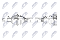 NAPA NDS1167L - Lado de montaje: Eje delantero, derecha<br>Clase de caja de cambios: Caja de cambios manual<br>Longitud [mm]: 825<br>Dentado exterior, lado de rueda: 36<br>