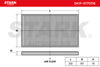 SWAG 40909430 - Filtro, aire habitáculo