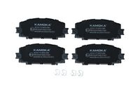 KAMOKA JQ101173 - Juego de pastillas de freno
