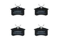 KAMOKA JQ1012166 - Juego de pastillas de freno
