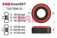 Schaeffler FAG 723700810 - Juego de cojinete de rueda - FAG SmartSET