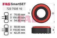 Schaeffler FAG 723703510 - Juego de cojinete de rueda - FAG SmartSET