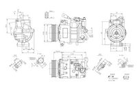 HELLA 8FK 366 201-091 - Compresor, aire acondicionado