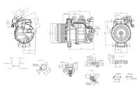 HELLA 8FK 366 200-421 - Compresor, aire acondicionado