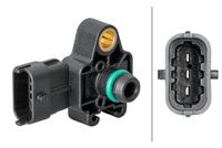 HELLA 6PP358152091 - Sensor, presión de sobrealimentación