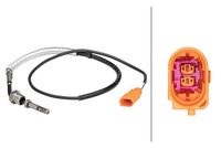 HELLA 6PT358181131 - Sensor, temp. gas escape