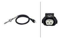 HELLA 6PT010376471 - Sensor, temp. gas escape