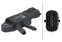 HELLA 6PP009409061 - Sensor, presión gas de escape