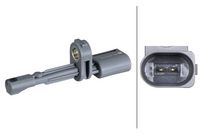 HELLA 6PU358218501 - Sensor, revoluciones de la rueda