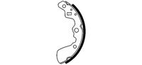 HELLA 8DB355001551 - Juego de zapatas de frenos