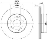 COMLINE ADC1620 - Disco de freno - Comline
