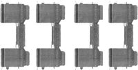 HELLA 8DZ355205041 - Kit de accesorios, pastillas de frenos