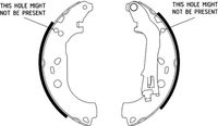HELLA 8DB355002781 - Juego de zapatas de frenos
