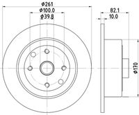 COMLINE ADC1117 - Disco de freno - Comline
