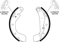 HELLA 8DB355002471 - Juego de zapatas de frenos