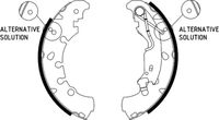 HELLA 8DB355002961 - Juego de zapatas de frenos