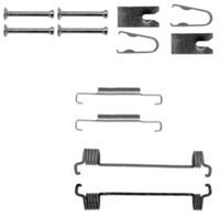 HELLA 8DZ355201961 - Juego de accesorios, zapatas de freno de estacionamiento
