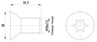 HELLA 8DZ355209111 - Tornillo, disco de freno
