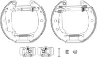 HELLA 8DB355004011 - Juego de zapatas de frenos - Shoe Kit Pro