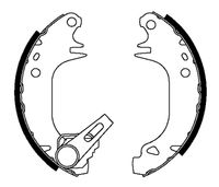 HELLA 8DB355003671 - Juego de zapatas de frenos - Shoe Kit Pro